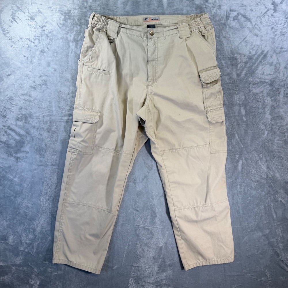 5.11 Tactical Ripstop Cargo Pants Men's Size‎ 40x30 Beige Work Pants